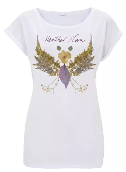 HEATHER NOVA - Orchid Bird White [T-SHIRT GIRLIE]